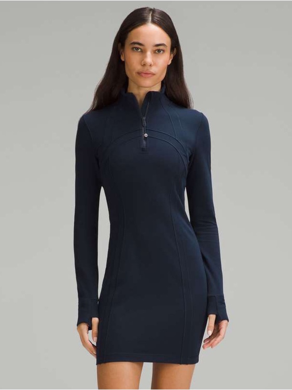 NEW Lululemon Define Long-Sleeve Dress *Luon True Navy